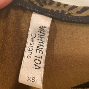 Wahine toa fitted long sleeve dress